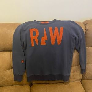 Navy blue G-star sweater sz large in good condition